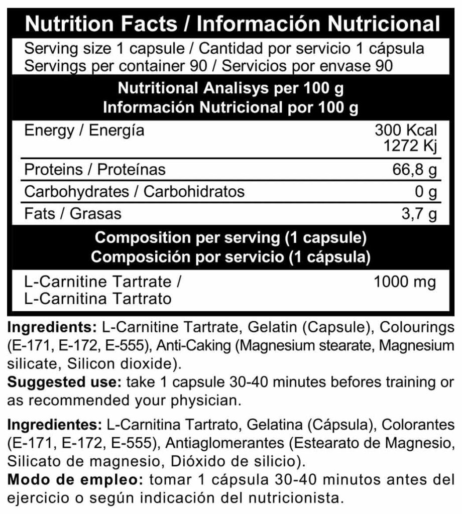 Carni Pro Xtreme L-karnitin zsírégető tabletta információ