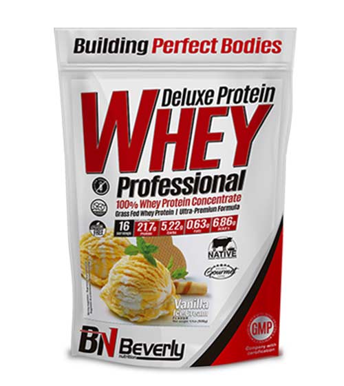 Deluxe Whey fehérje - 100% tejsavófehérje vanília íz 500 g.jpg