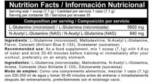 Glutavol glutamin - L-Glutamine + Acetyl információ