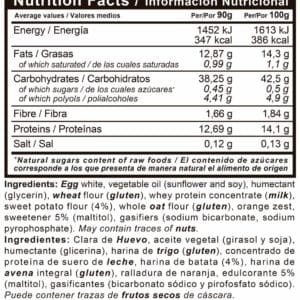 Mufit Zero fehérje muffin információ