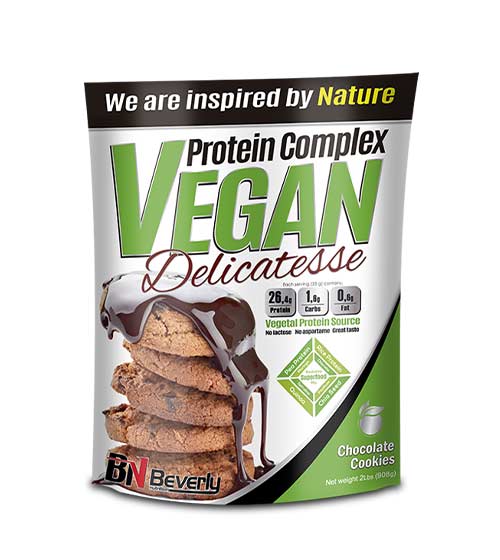 Vegan Protein - Vegán fehérje - Vegetáriánus fehérje csokis keksz ízben