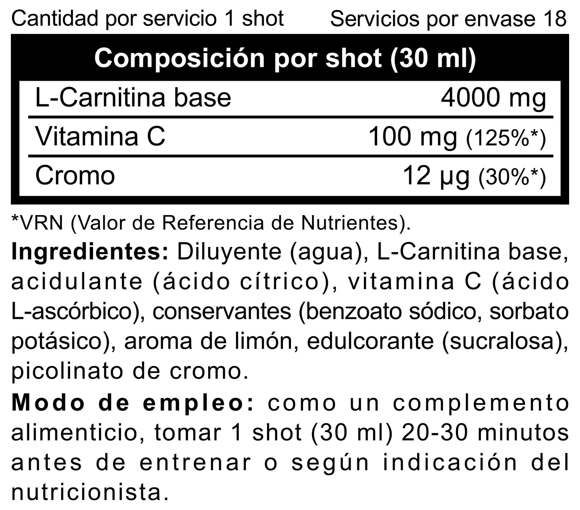 Xtreme Carnishot 4000 L-Carnitin zsírégető citromos ízben információ